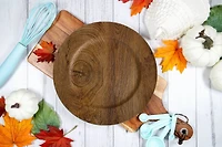 13" Faux Wood Charger Plate by Celebrate It™