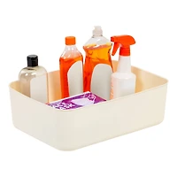 IRIS® Cream Nestable Storage Organizer Bins
