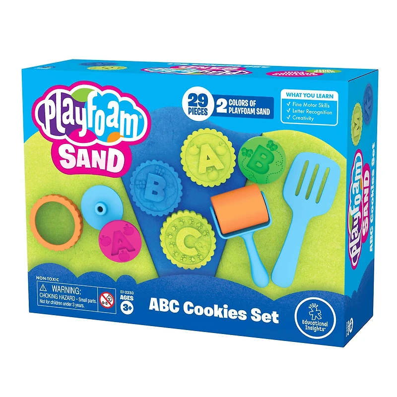 Educational Insights Playfoam Sand ABC Cookies Set