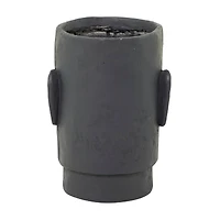 The Novogratz Grey Contemporary Planter, 13" x 14" x 18"