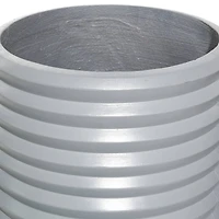 Set of 3 Grey MgO Contemporary Planter 18", 16", 14"