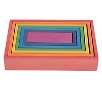 TickiT® Wooden Rainbow Architect Rectangles