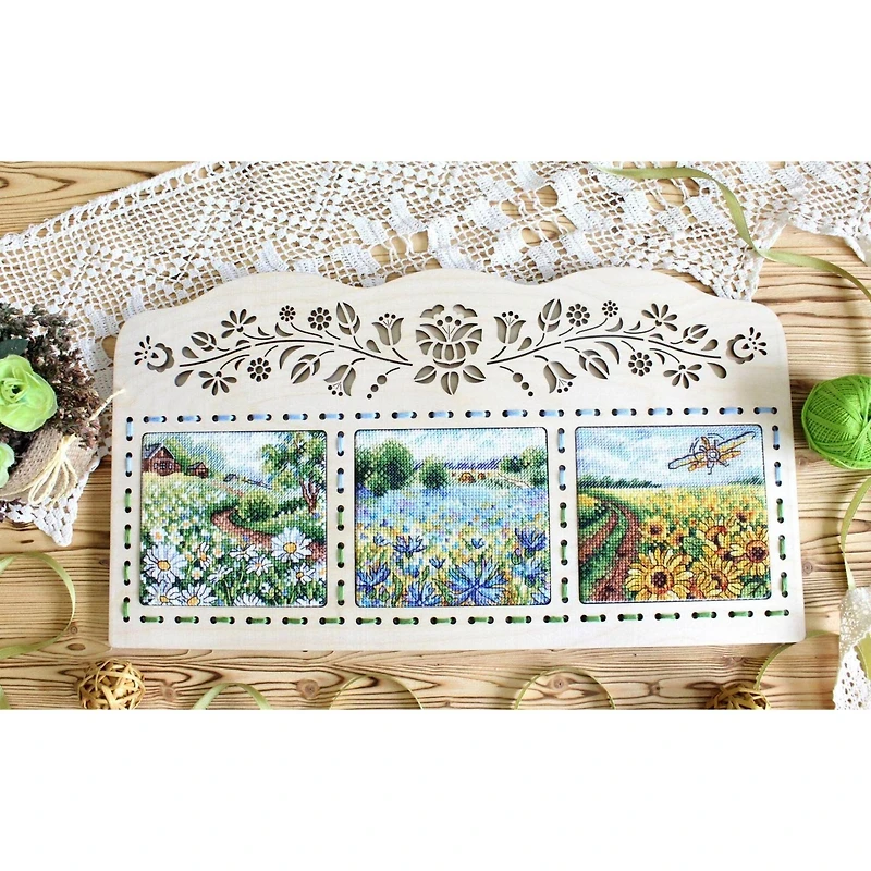 MP Studia Summer Flowers Cross Stitch Kit