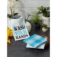 DII® Wash Your Hands Dishtowel Set