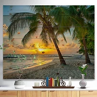 Designart - Beach in Caribbean Island of Barbados
