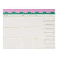 Assorted 10" x 7.5" Month Week Planner by Fab Finds