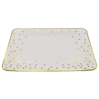 9" x 13" Gold Stars Paper Serving Trays, 2ct. by Celebrate It™