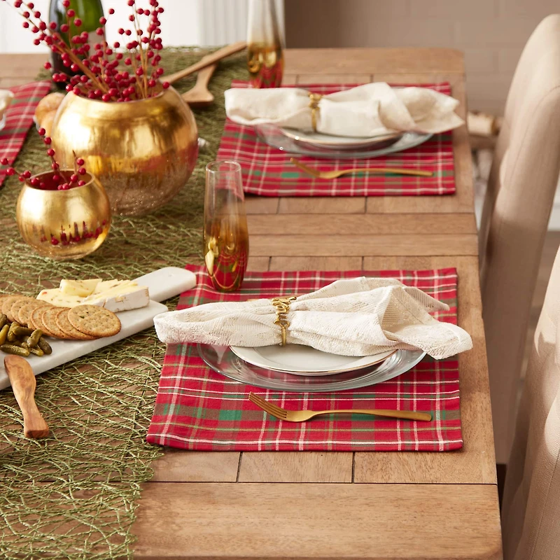 DII® Tartan Plaid Placemat (Set Of 6)