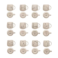 Hello Honey® 5" Western Zodiac Stoneware Mug Set