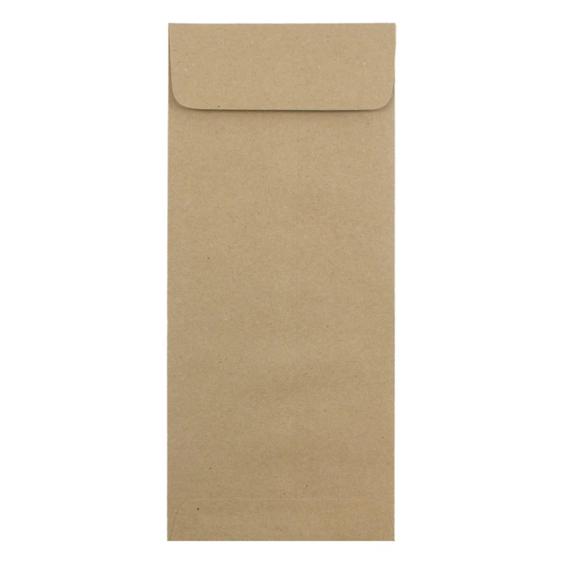 JAM Paper 5" x 11.5" Brown Kraft Paper Bag Premium Envelopes, 25ct.
