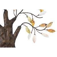 Brown & Green Metal Traditional Wall Décor