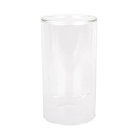 6" Clear Glass Dual Cylinder Candle Holder by Ashland®