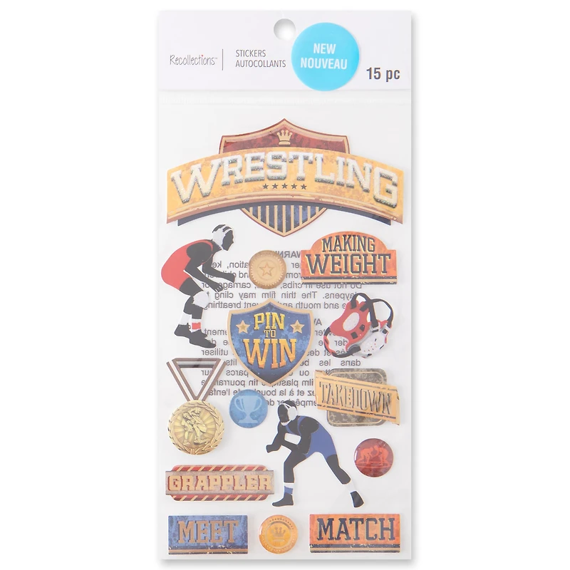 Wrestling Stickers by Recollections™