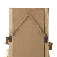 Glitzhome® 3.5ft. Wooden Scarecrow Porch Sign