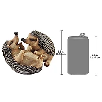 Design Toscano 7.5" Hyper Hedgehogs Garden Statue