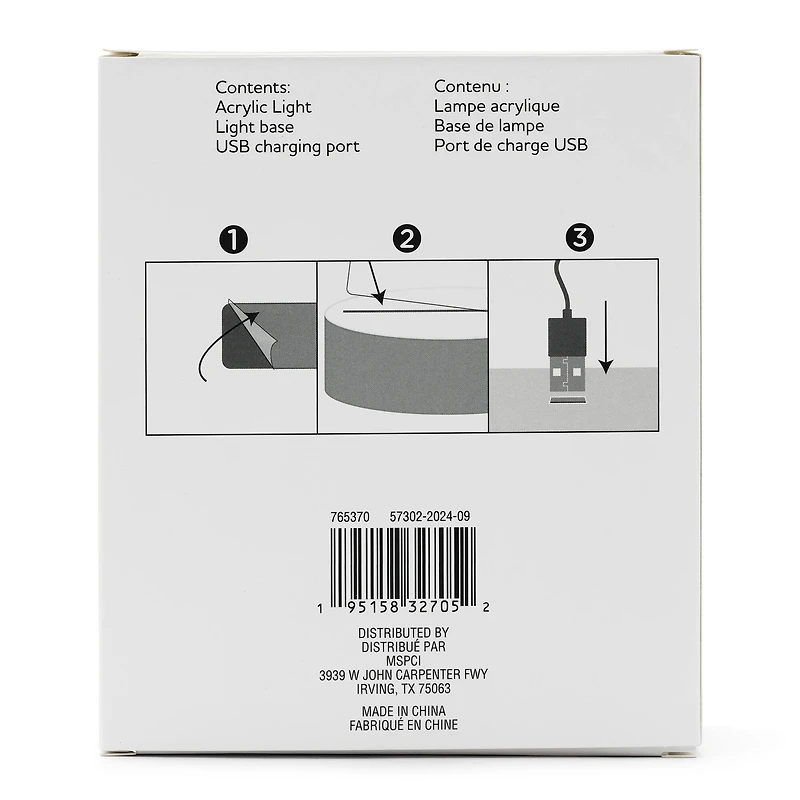 Assorted Western Icon Acrylic USB Light, 1pc. by Fab Finds