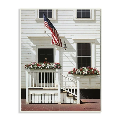 Stupell Industries Rural Americana Town House Wall Plaque