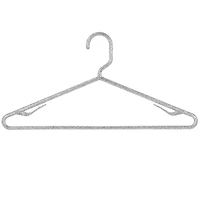 Simplify Silver Granite Look Design Hangers, 10ct.