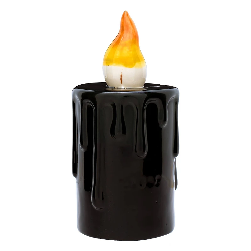 6" Green Frankenstein Candles with LED Lights, 2ct.