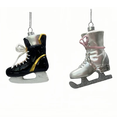 Assorted 3.5" Ice Skate Glass Ornament by Ashland®