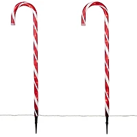 2ft. Red & White Lighted Candy Cane Christmas Light Set