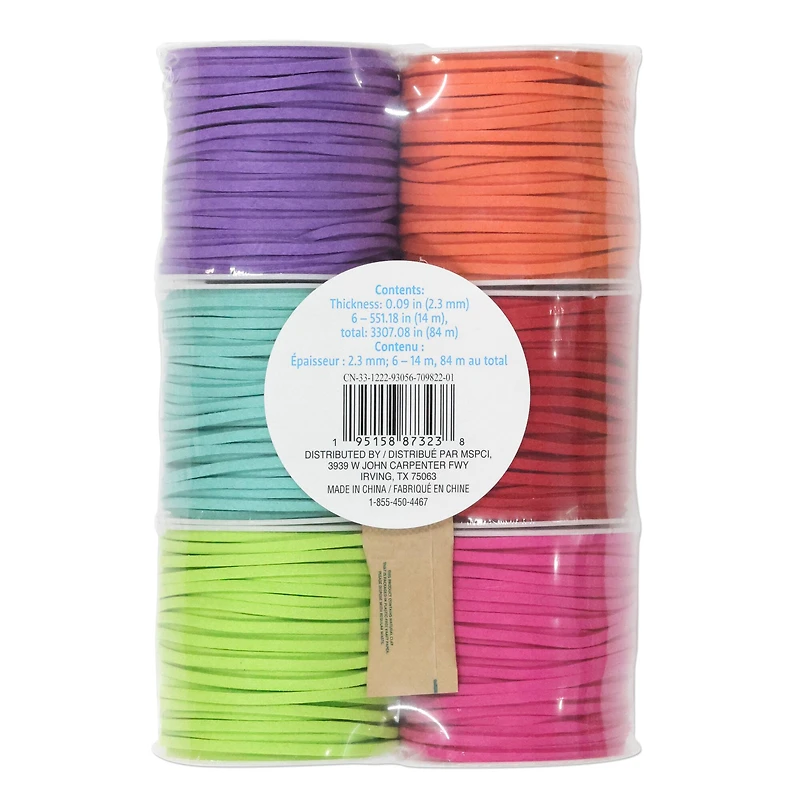 Bright Faux Suede Cording by Creatology™