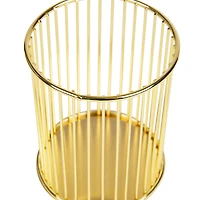 Mind Reader Pen and Accessories Holder, Desktop Organizer, Office, Metal , Set of 3, Gold