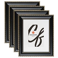 4 Pack Craig Frames Victoria & Gold Picture Frame with Mat