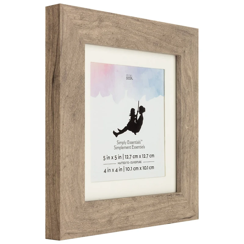Simply Essentials™ Griege Frame with Mat by Studio Décor