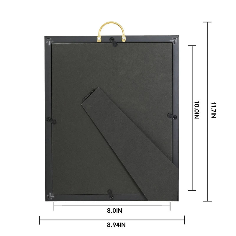 Just Jane 5" x 7" Gold Gadroon Frame with Mat by Studio Décor®