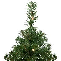 2ft. Pre-Lit Oakridge Noble Fir Artificial Christmas Tree, Clear Lights
