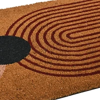Hello Honey® Abstract Print Coir Doormat
