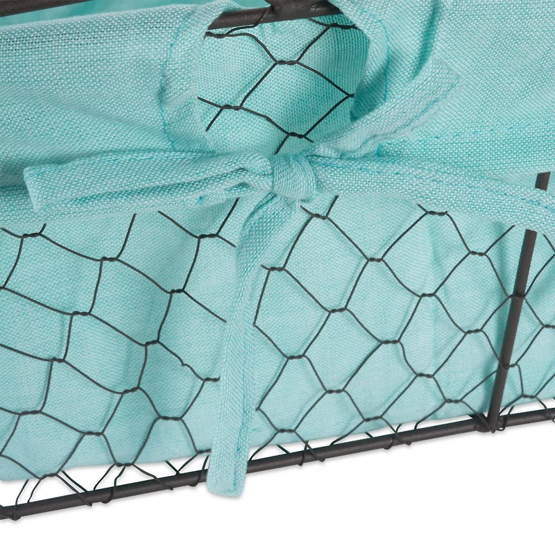 DII® Aqua Chicken Wire Egg Basket
