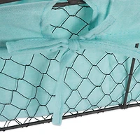 DII® Aqua Chicken Wire Egg Basket
