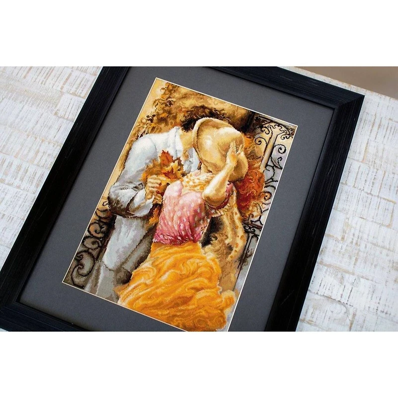 Luca-s Autumn Leaves Counted Cross-Stitch Kit