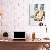 Stupell Industries Cheetah Print Heels Painting Wall Accent