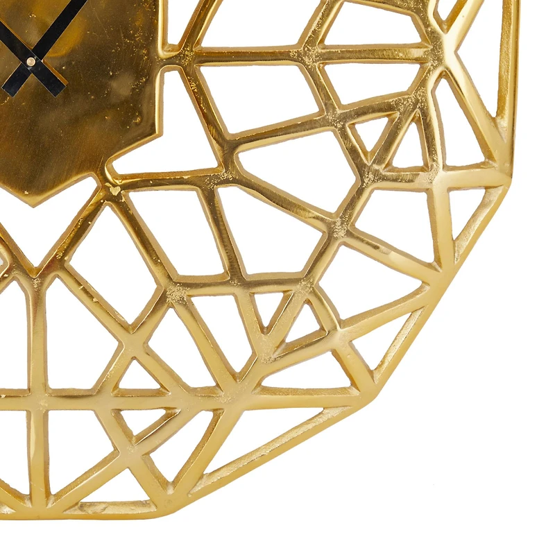 24" Contemporary Abstract Wall Clock