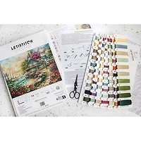 LetiStitch Sunrise by the Sea Counted Cross Stitch Kit