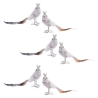 Jeweled Royal Bird Shelf Sitters Set