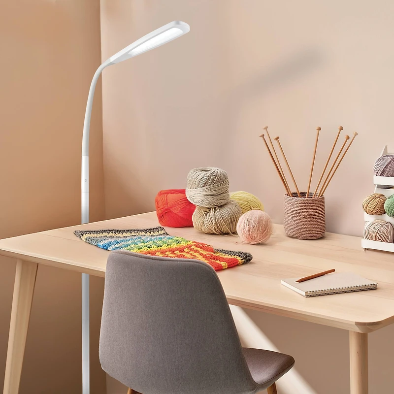 OttLite Natural Daylight LED Flex Floor Lamp