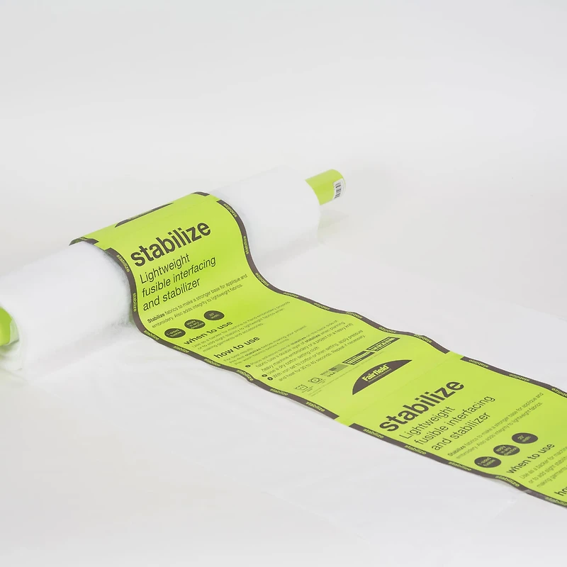 20 yd. Full Bolt: Fairfield™ Stabilize Lightweight Fusible Interfacing & Stabilizer Fabric