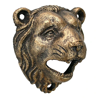 Design Toscano 4" Growling Lion Cast Iron Bottle Opener