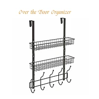 NEX™ Over The Door Hanging Organizer Rack