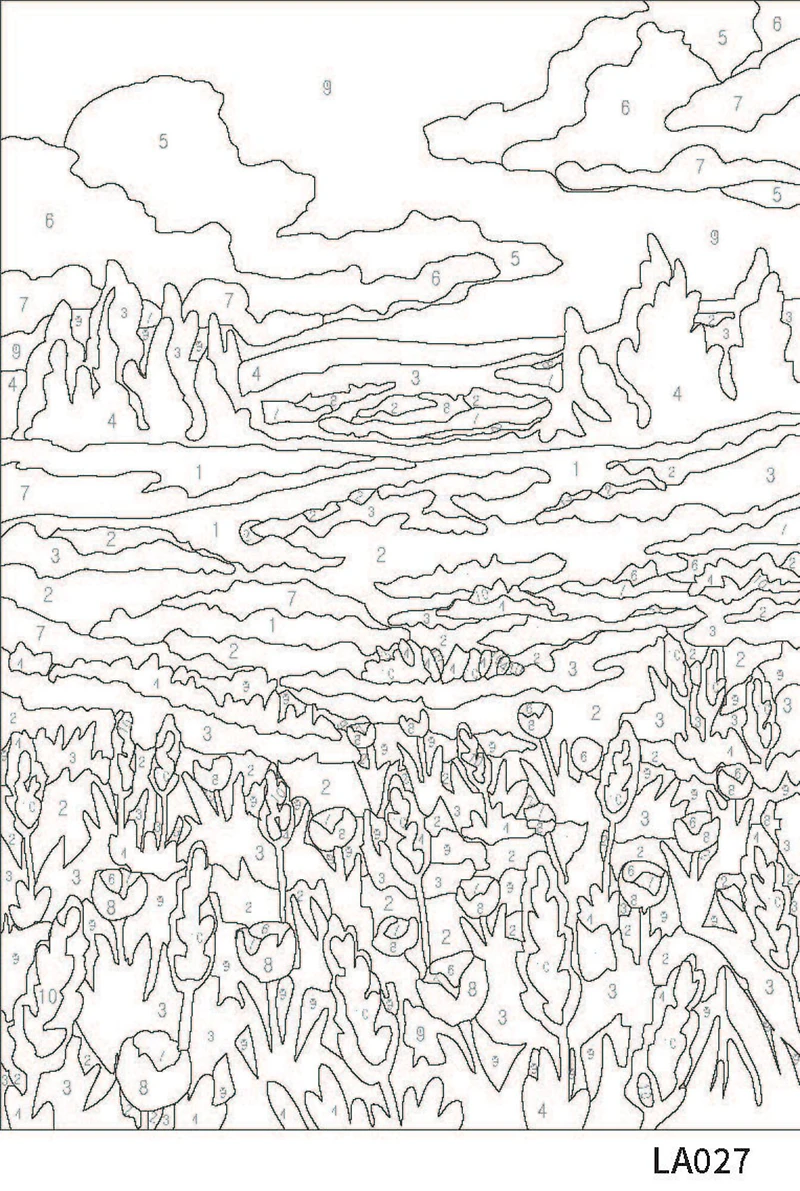 Landscape Paint-by-Number Framed Mini by Artist's Loft®