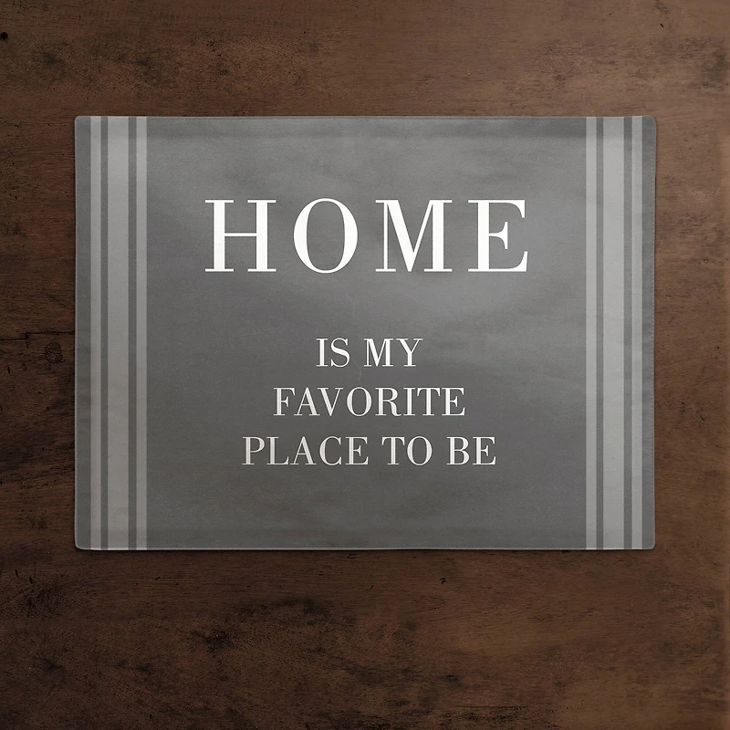 Home is My Favorite Place 18" x 14" Cotton Twill Placemat