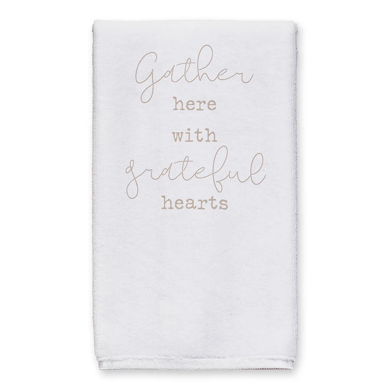 Gather Grateful Hearts Tea Towel Set