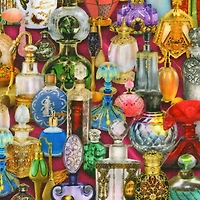 Robert Kaufman Perfume Bottles Fabric