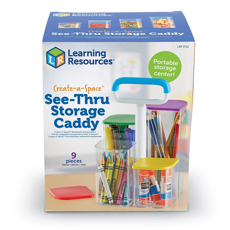 Learning Resources Create-a-Space See & Store Bins
