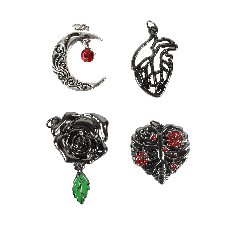 Found Objects Romantic Goth Charm Set by Bead Landing™