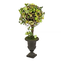 26" Flowers & Eggs Ball Topiary